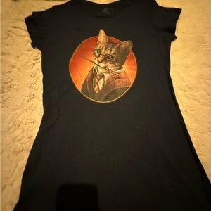 Harry Potter Cat Graphic T-Shirt